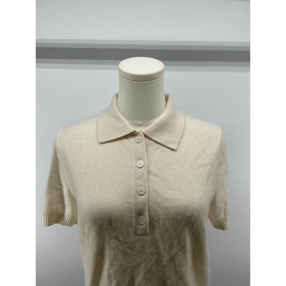 Mongolian Cashmere Short Sleeve Polo - Picture 3 of 3